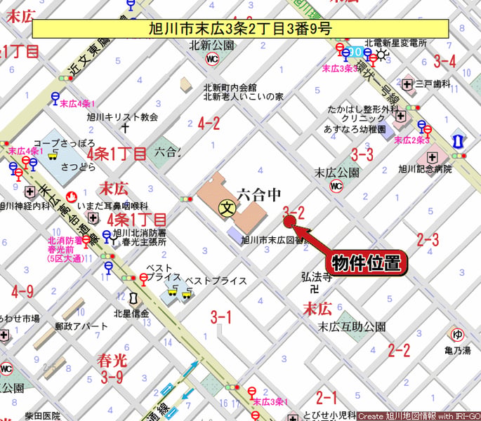 Property in Suehiro, Asahikawa – photo 3 of 32 – Asahikawa, Asahikawa, Hokkaido, Japan