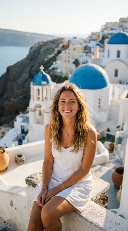 Santorini Portrait