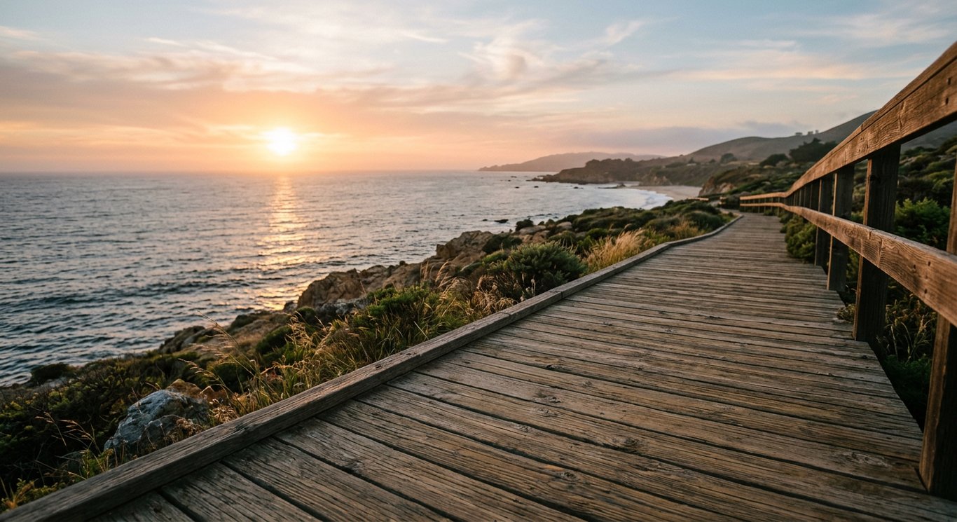 Golden Hour Outdoor Scene