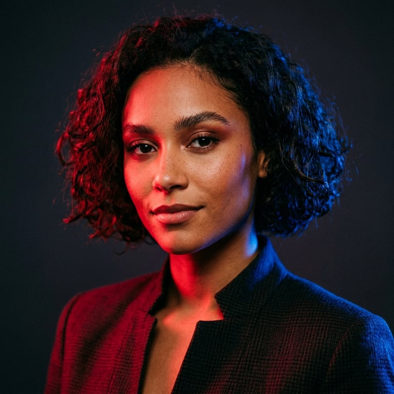 Bold Editorial Portrait