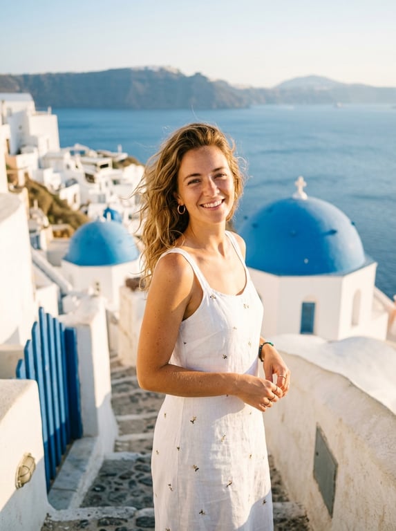 Santorini Portrait