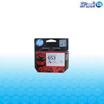 حبر HP 653 ثلاثي الألوان أصلي