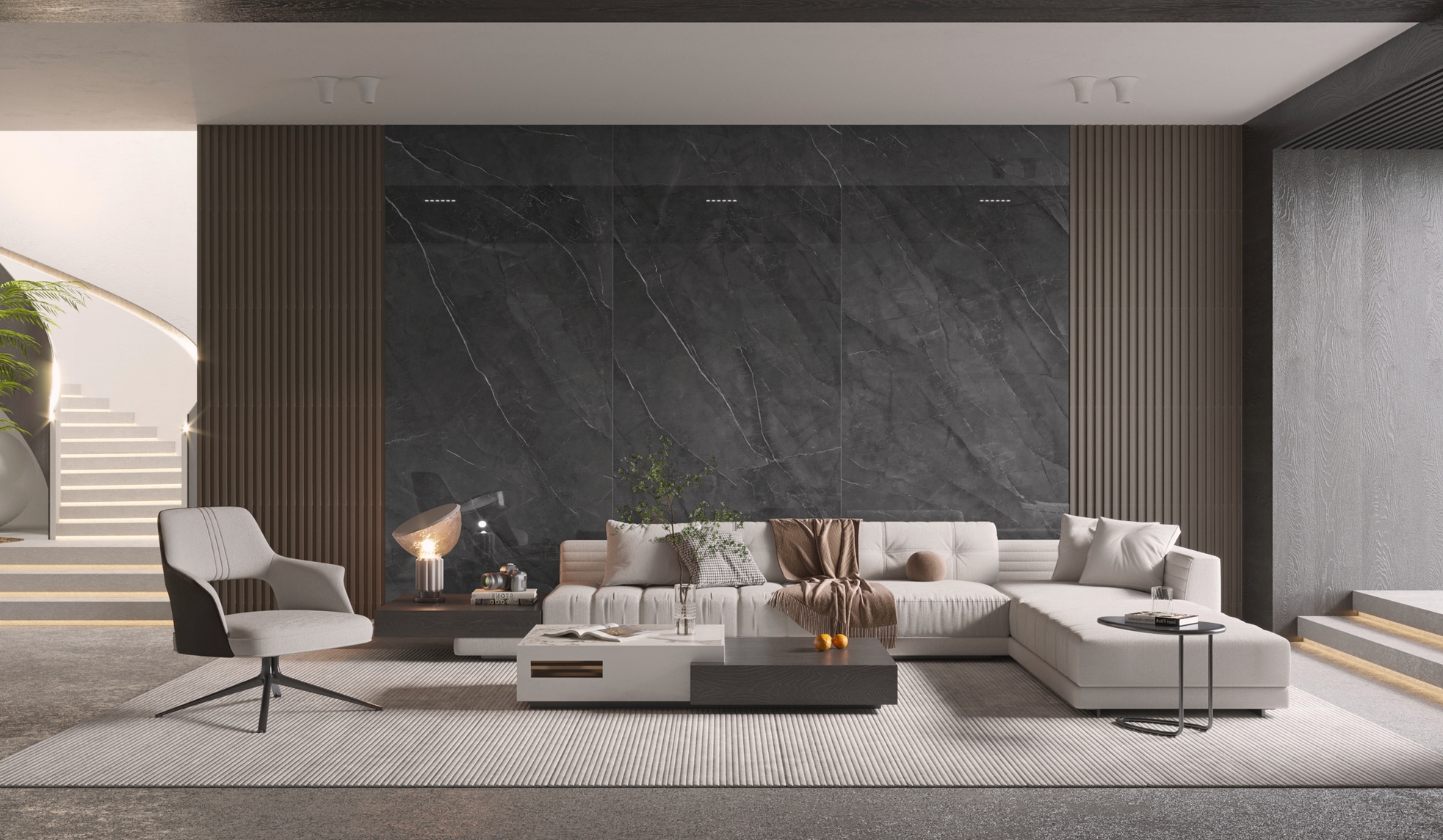 Large-format wall-panel surfaces in Vietnam