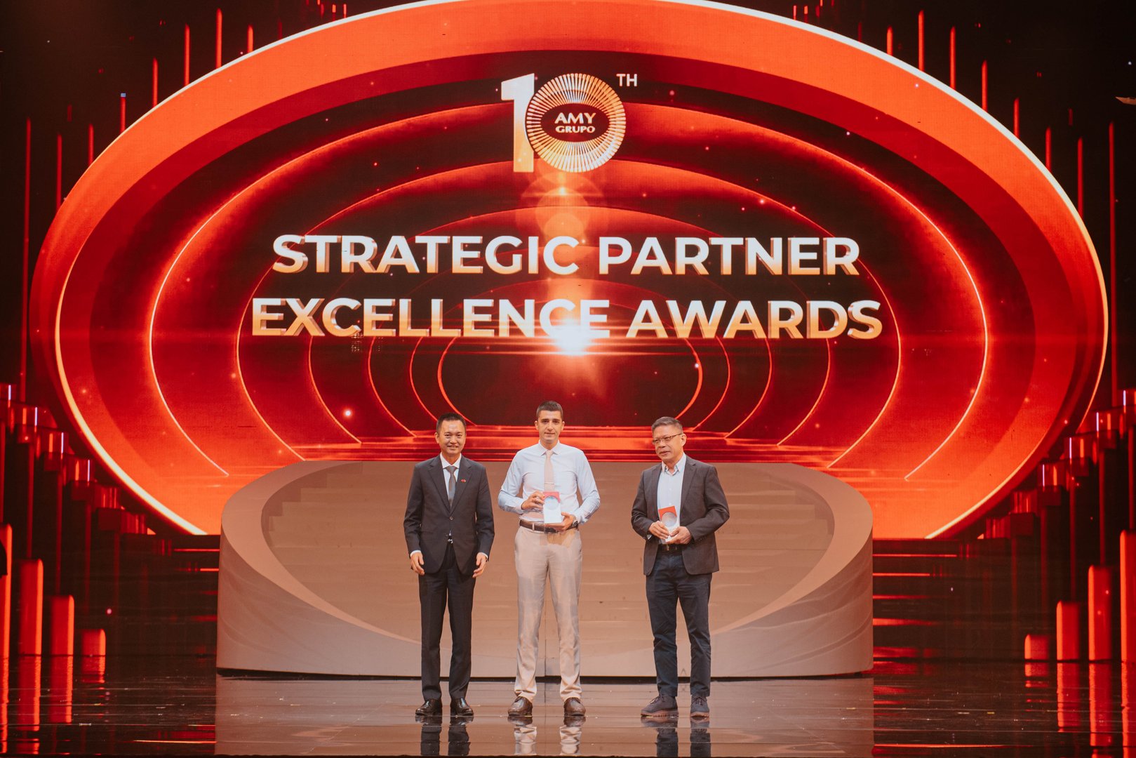 Nick Popović at the AMY GRUPO Strategic Partner Excellence Awards