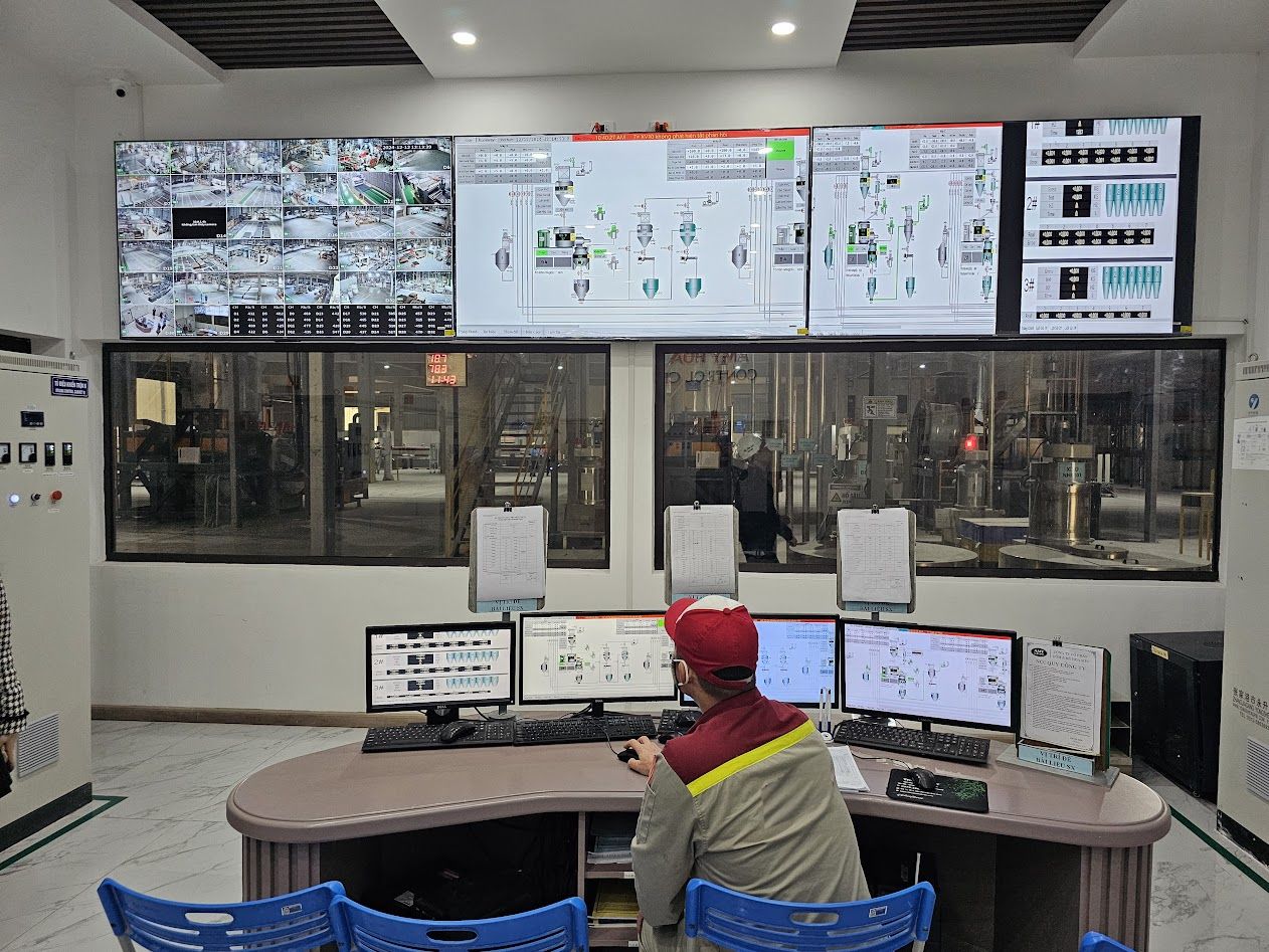 Digitalized Factory Control Room