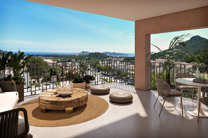 Penthouse in Capdepera - view 1