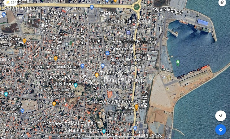 Land in Larnaca - view 1