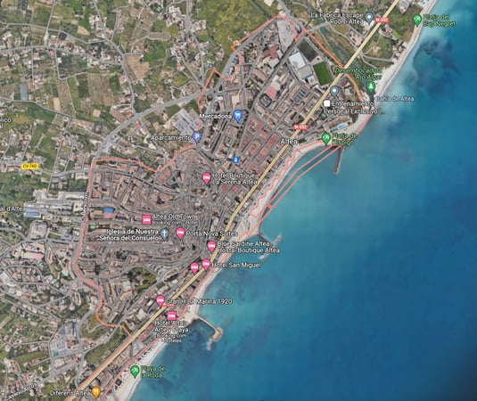Land in Altea - view 1