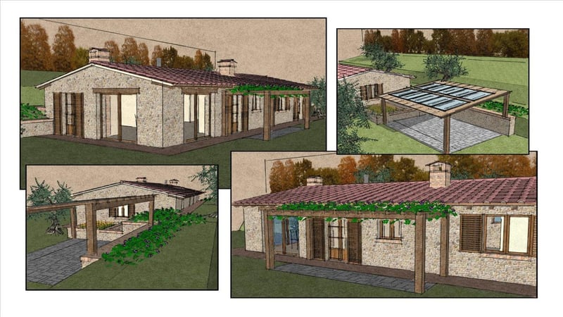 Villa in Citta della Pieve - view 1