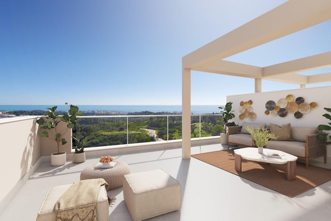 Penthouse in Mijas Costa - view 1