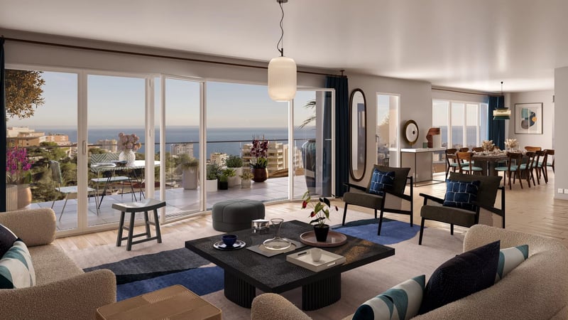 Apartment in Beausoleil - view 1