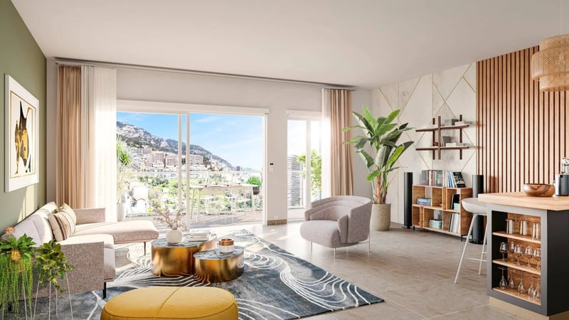 Apartment in Beausoleil - view 1