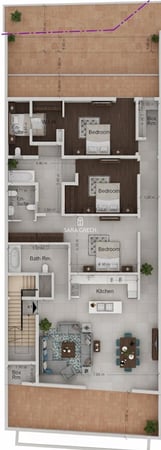 Penthouse in Haz-Zabbar - view 1