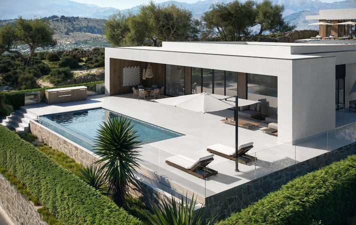 Villa in Kefalas - view 1