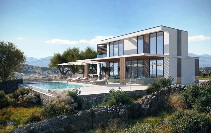 Villa in Kefalas - view 1