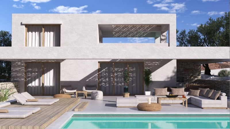 Villa in Armenoi - view 1