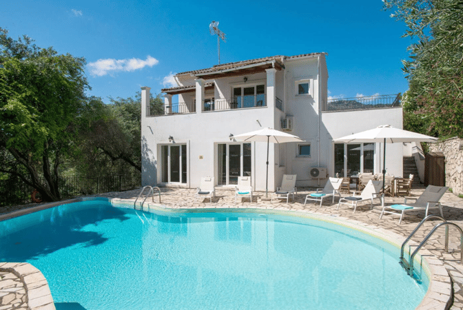 Villa in Kassiopi - view 1