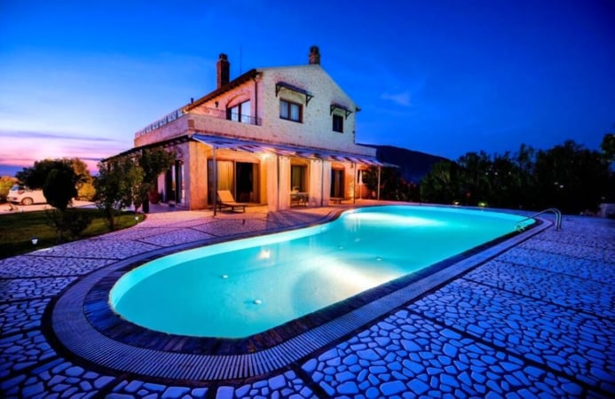 Villa in Chalikounas - view 1