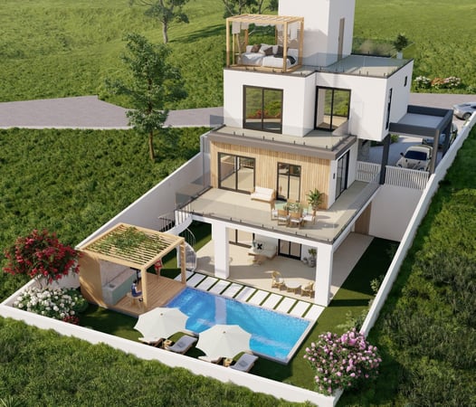 House in Parekklisha - view 1