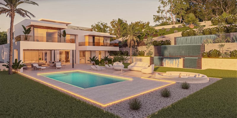 Villa in Elviria - view 1