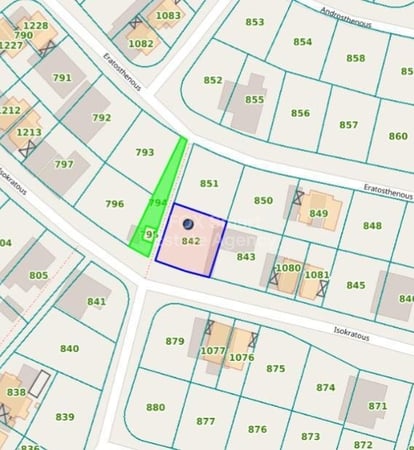 Land in Archangelos - view 1