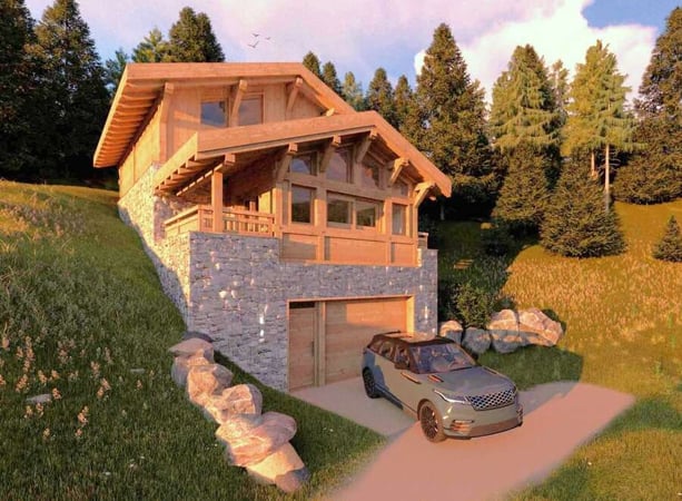 Chalet in Valmeinier - view 1