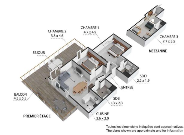 Apartment in Chatel - view 1