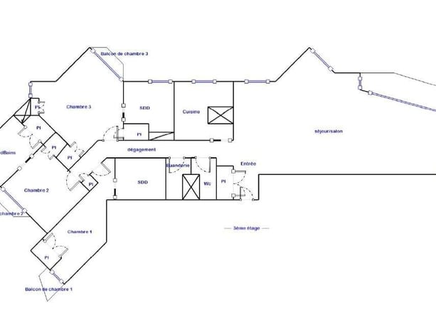 House in Courchevel - view 1