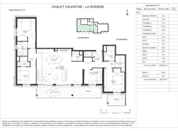 Apartment in Le Chatelard - view 1