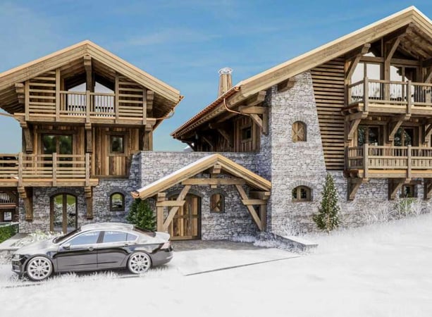 Chalet in Meribel - view 1