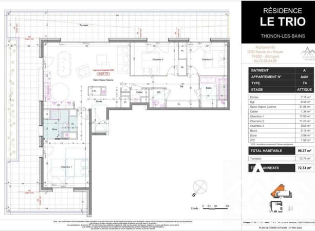 Apartment in Thonon-les-Bains - view 1