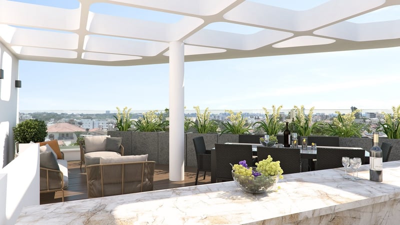 Penthouse in Ayios Georgios Fragkoudi - view 1