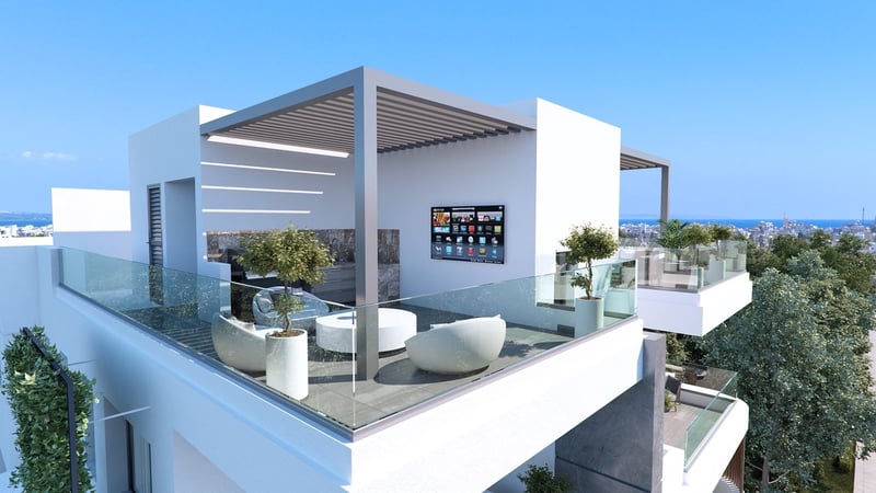 Penthouse in Livadia - view 1