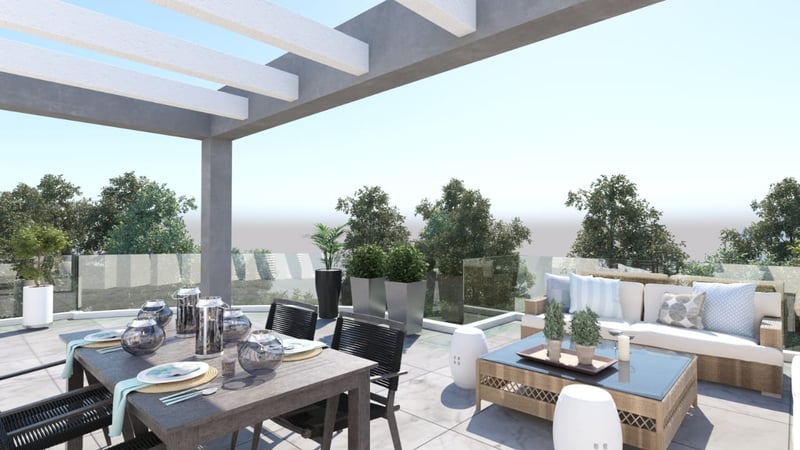 Penthouse in Livadia - view 1