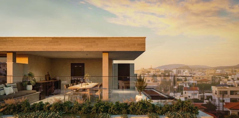 Penthouse in Chalkoutsa - view 1