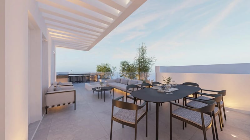 Penthouse in Agios Fanourios - view 1