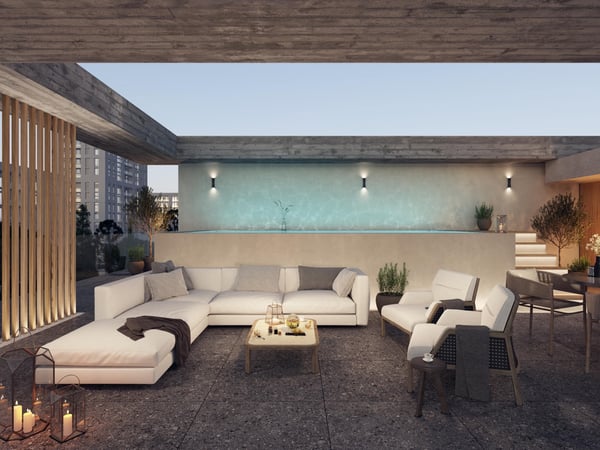 Penthouse in Germasogeia River - view 1