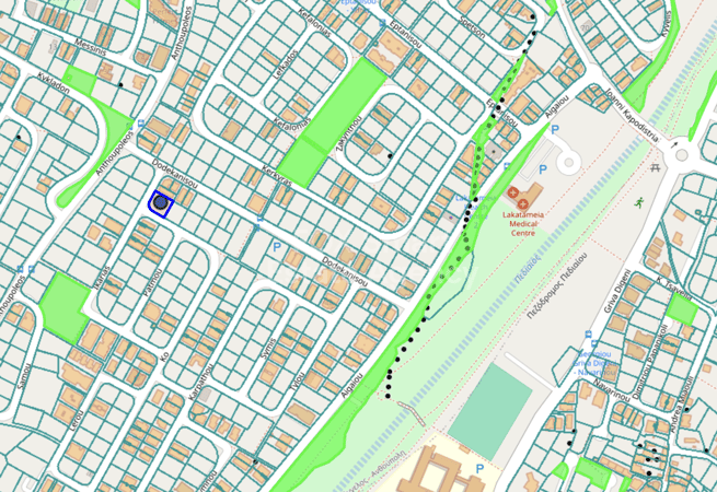 Land in Archangelos - view 1