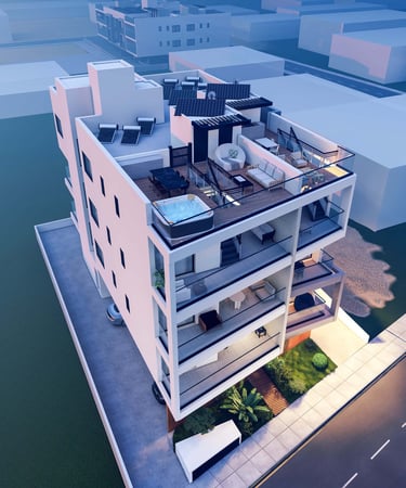 Penthouse in Agios Fanourios - view 1