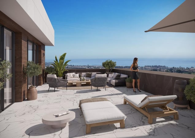 Penthouse in Estepona - view 1