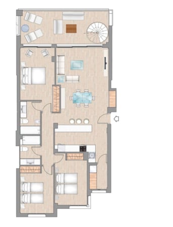 Penthouse in Cala de Portinatx - view 1