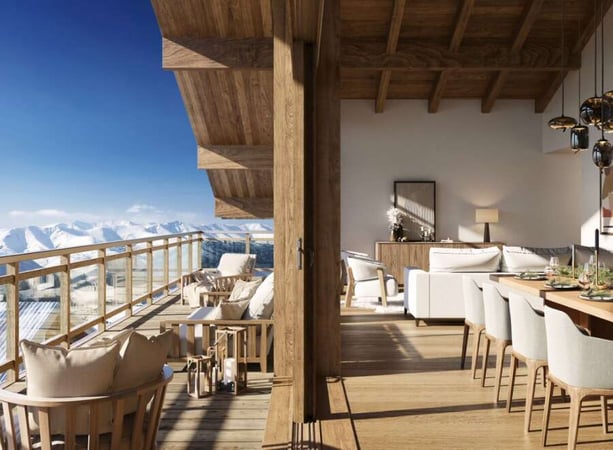 Apartment in Huez - view 1