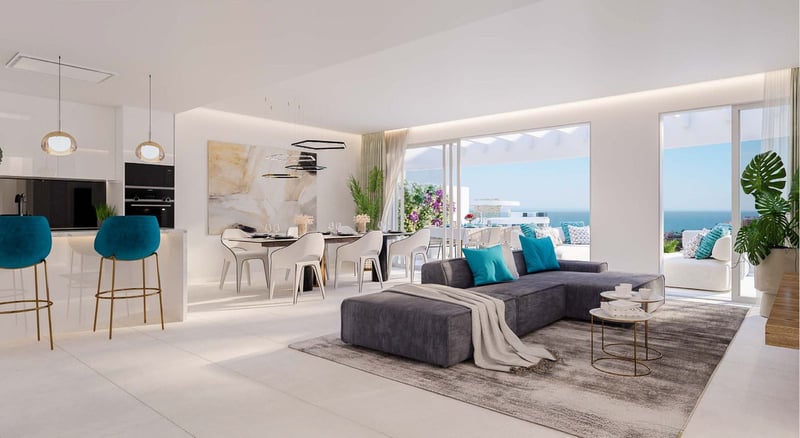 Apartment in Calla de Mijas - view 1