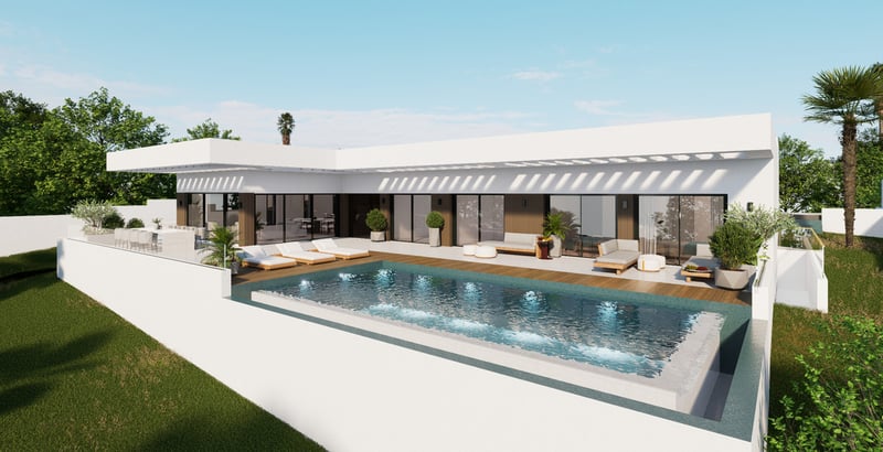 Villa in Casares - view 1
