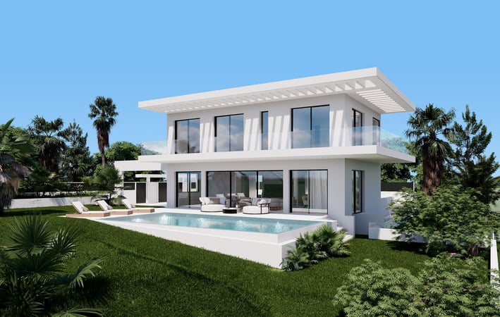 Villa in Elviria - view 1