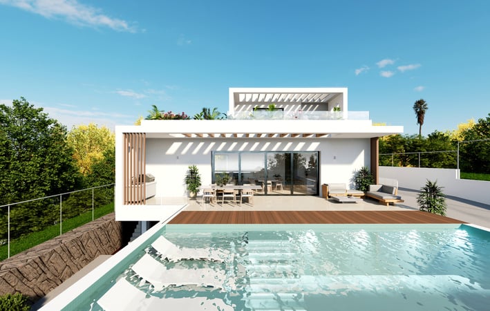 Villa in Casares - view 1