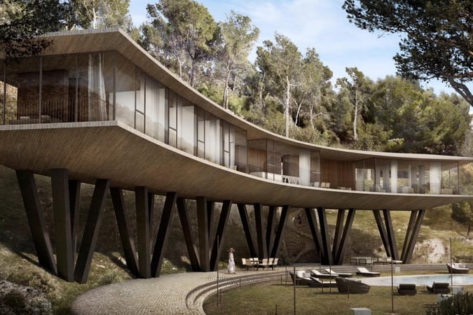 Villa in Canor - view 1