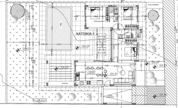 House in Moni - view 1