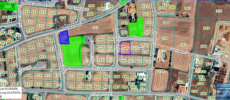 Land in Psimolofou - view 1