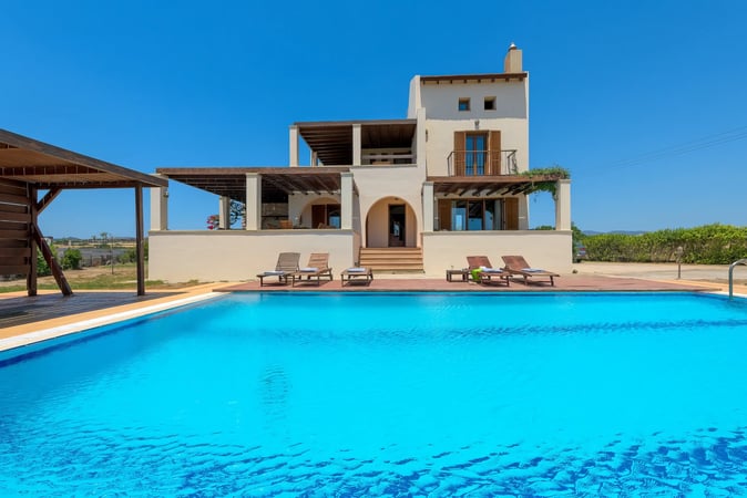 Villa in Lachania - view 1